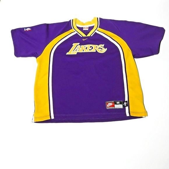 Nike Other - Los Angeles Lakers LA Nike Vintage Warm Up Jersey